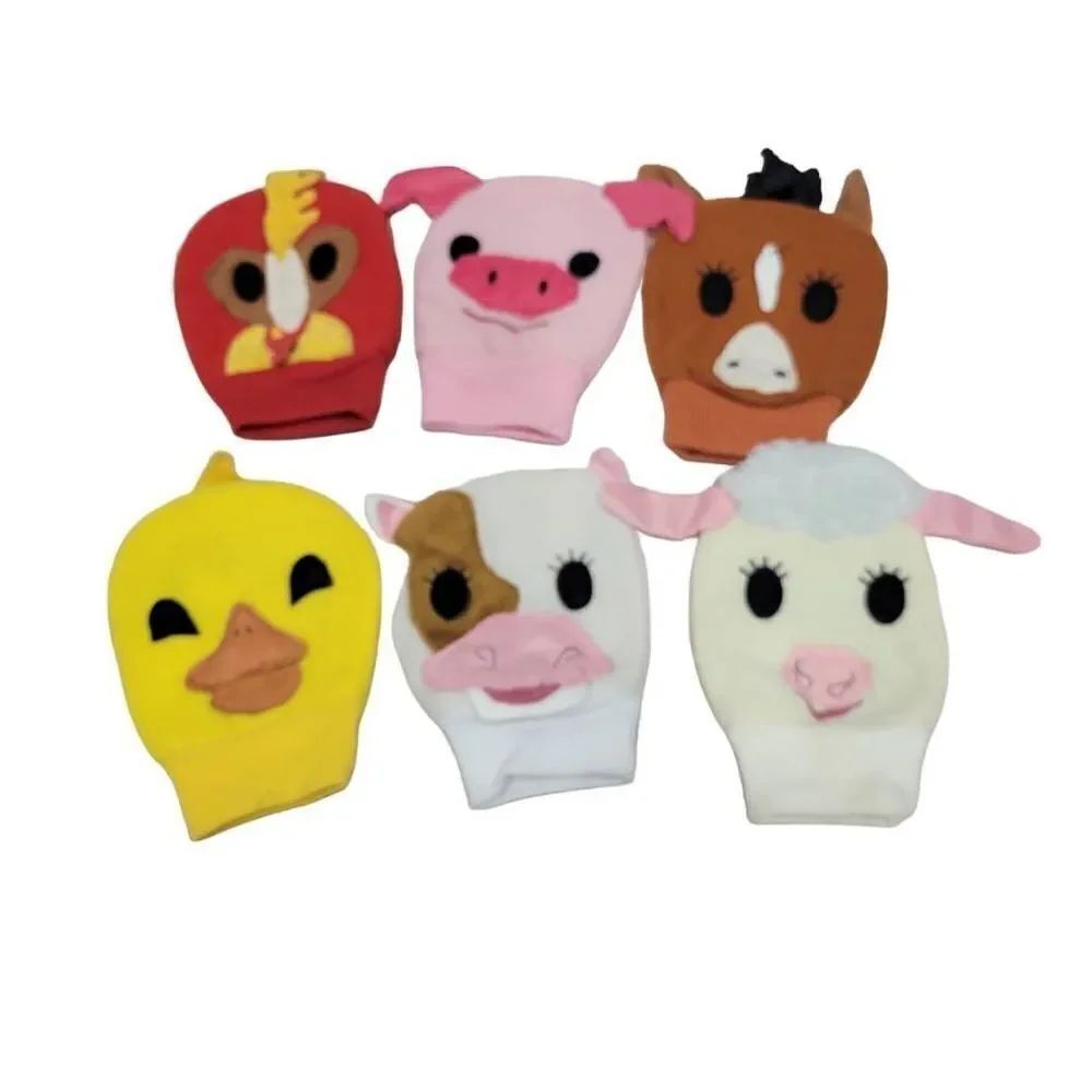Excellerations® Happy Hands Farm Puppets - Set of 6